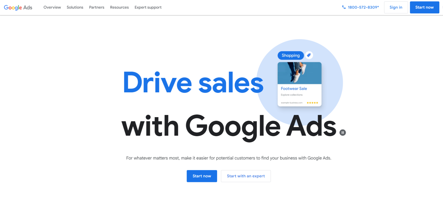 drive sales with google ads