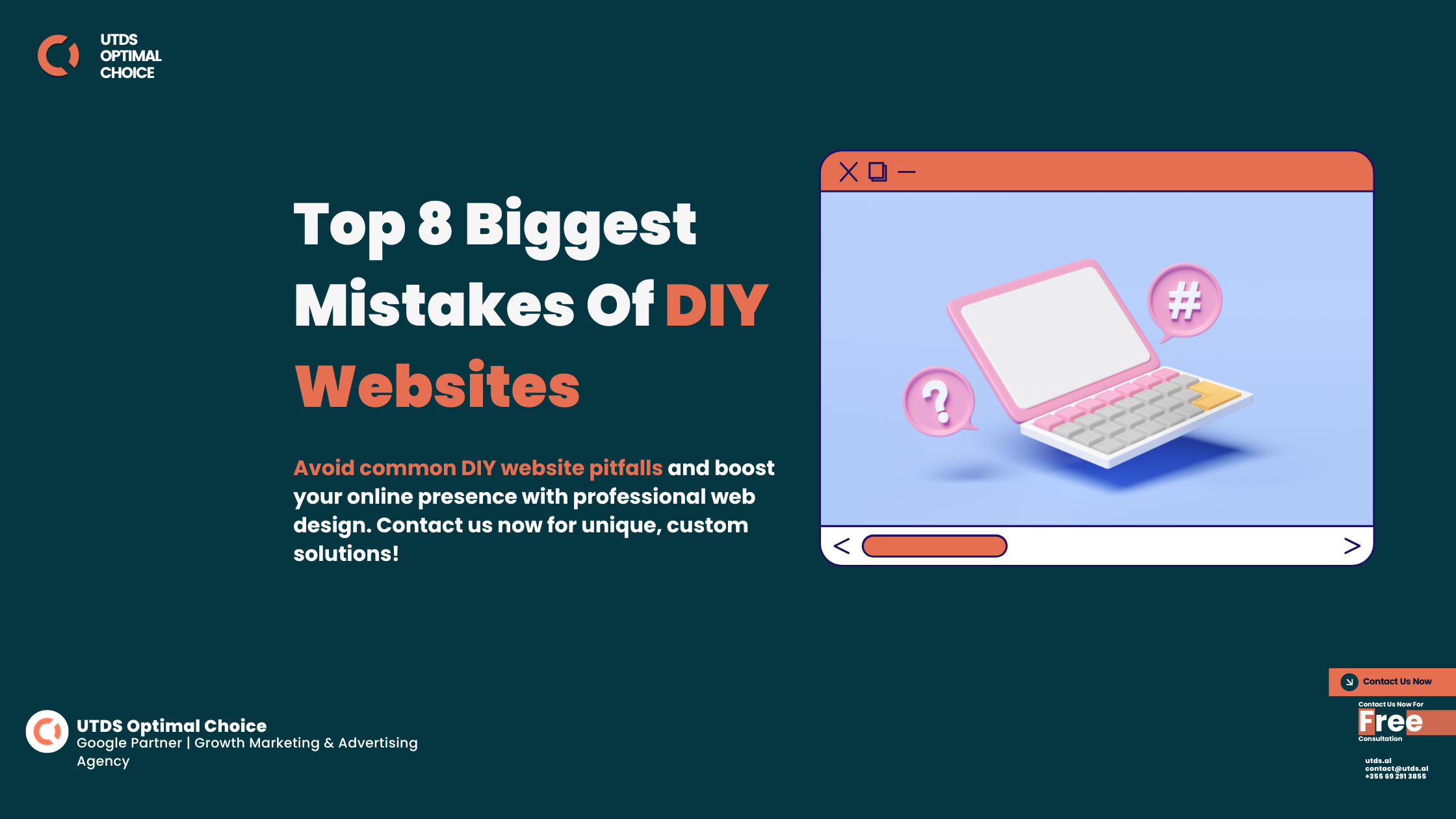 Top 8 Biggest Mistakes Of DIY Websites