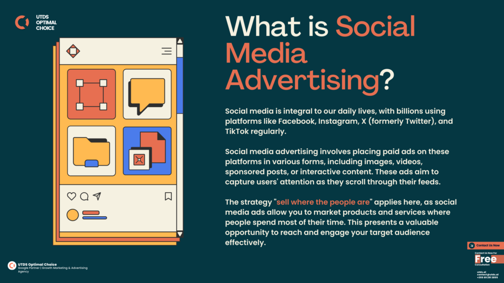 What is social media advertising?