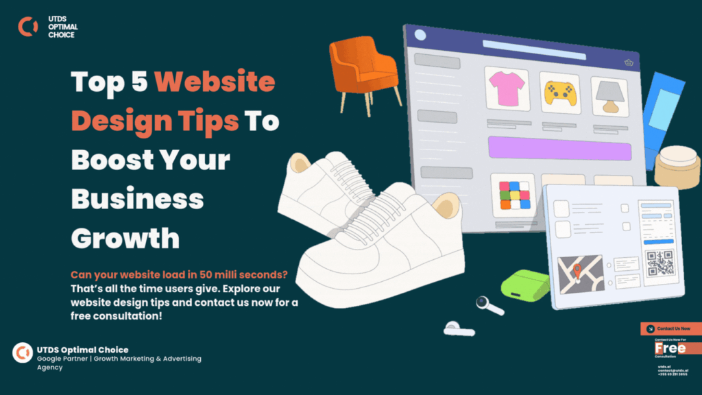 Top 5 Website Design Tips To Boost Your Business Growth