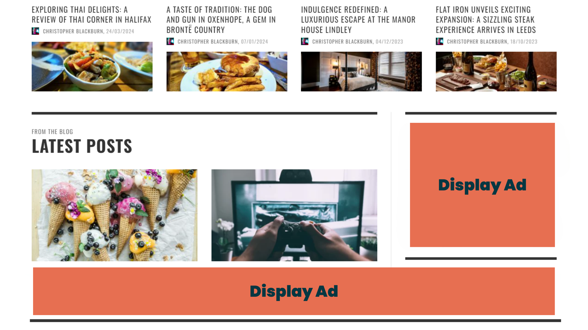 What is display advertising?