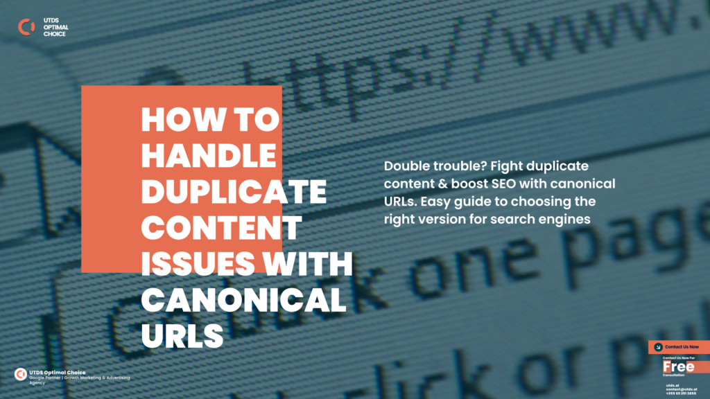 How to Handle Duplicate Content Issues with Canonical URLs