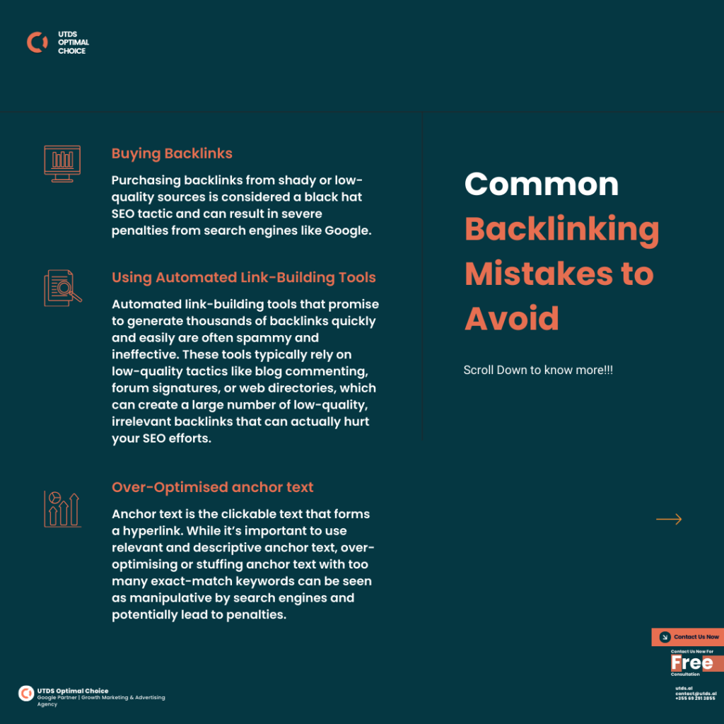 Common backlinking mistakes to avoid