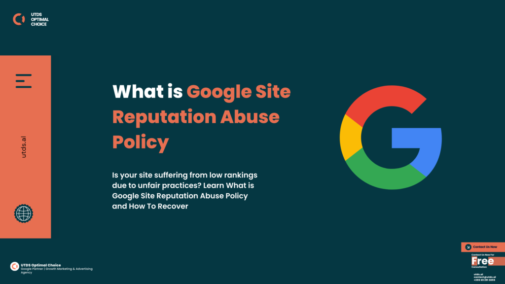 What is Google Site Reputation Abuse Policy