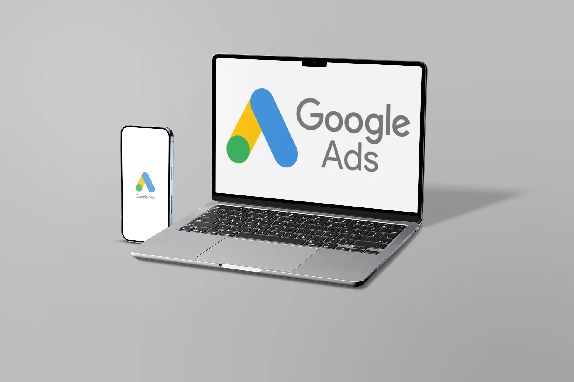 google ads laptops framed