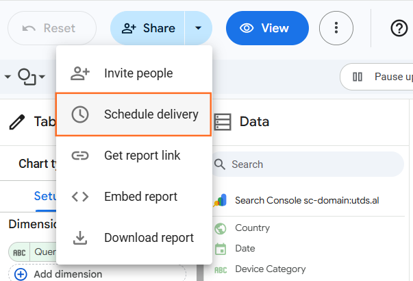 How do I build an SEO report in Looker Studio? Step 5