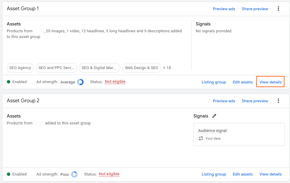 How do I check which ad copy drives most conversions?