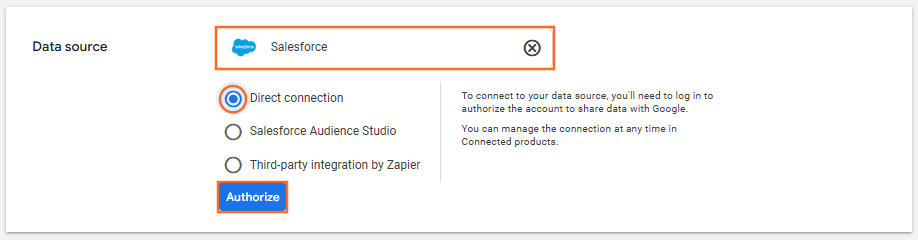 How do I connect Salesforce with Google Ads? | Salesforce | Step 2