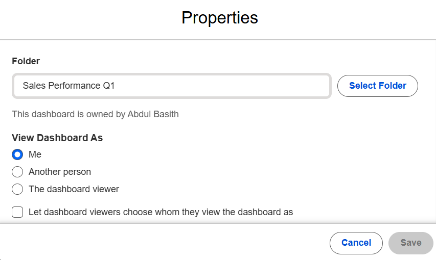 How do I control who can see a dashboard? | Salesforce | Step 2