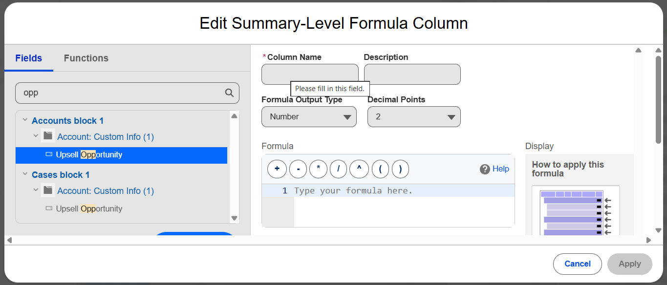 How do I create a joined report? | Salesforce | Step 4.1