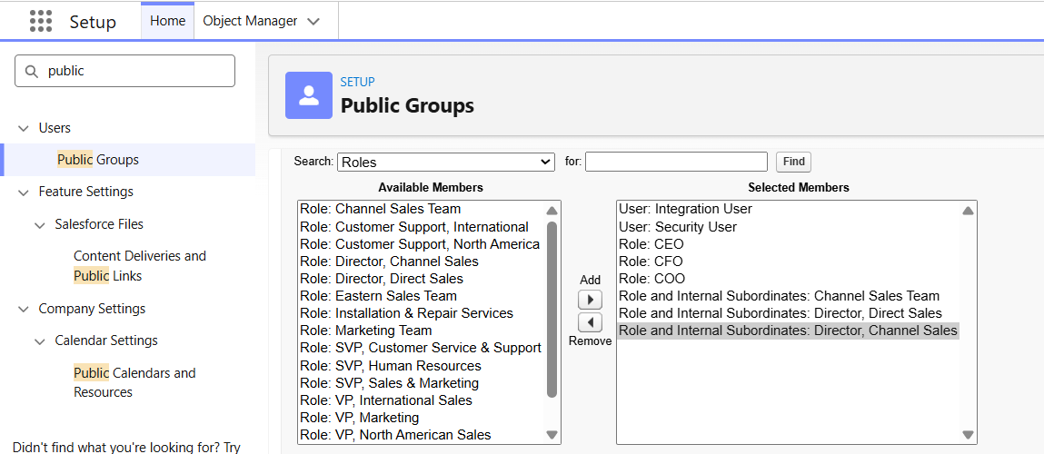 How do I create a public group? | Salesforce | Step 2