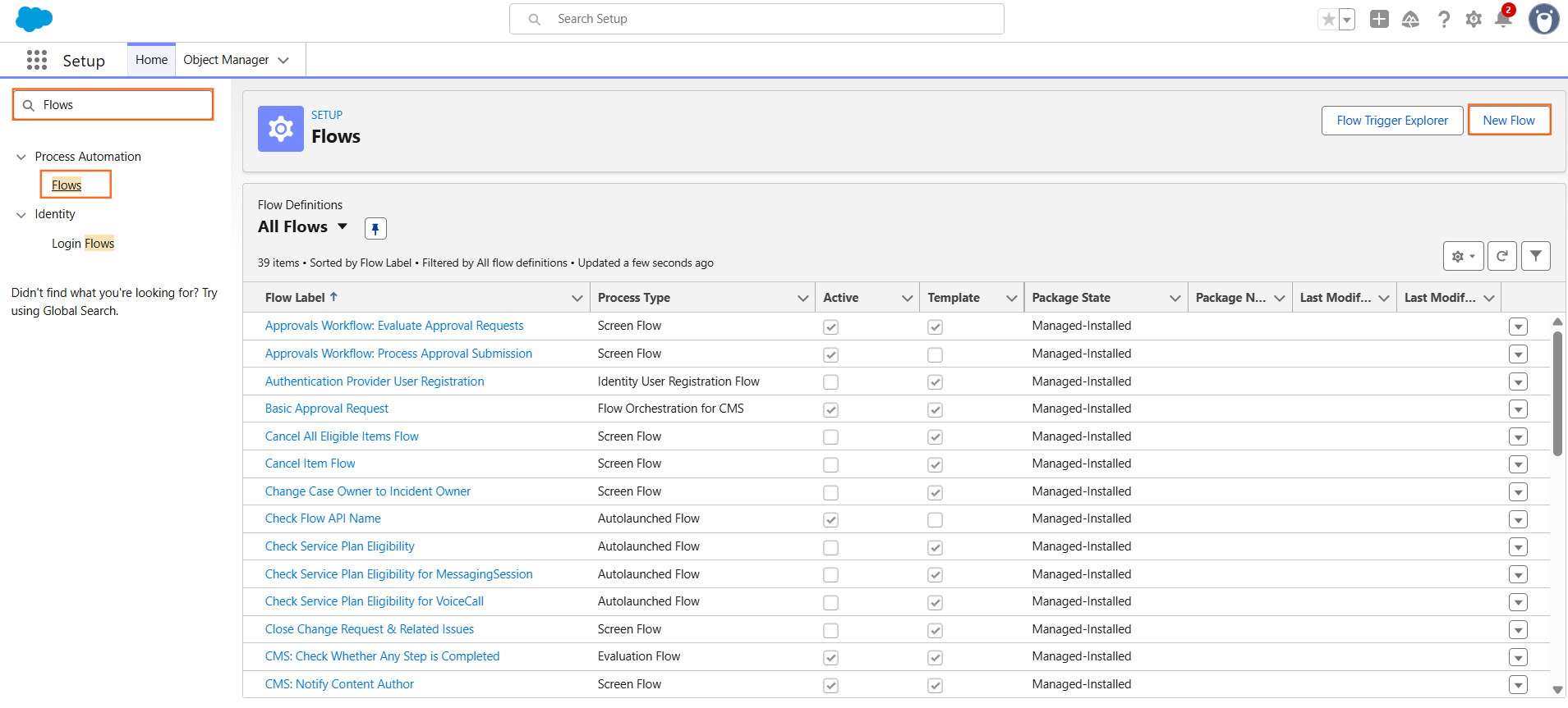 How do I create an automation rule in Flow Builder? | Salesforce | Step 1