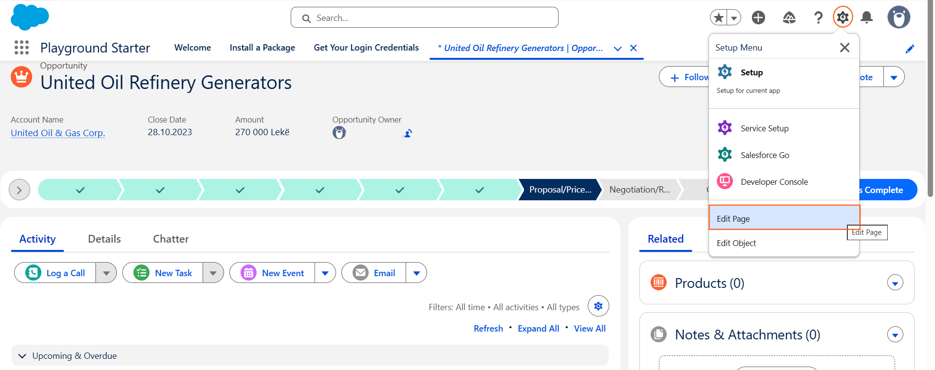 How do I create an opportunity stage path? | Salesforce | Step 5