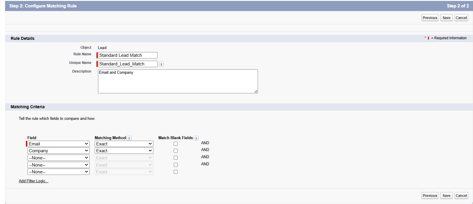 How do I deduplicate leads automatically? | Salesforce | Step 1.3