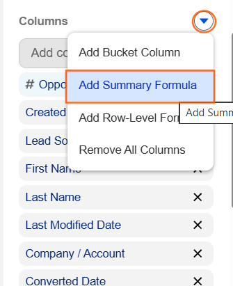 How do I measure conversion rate from lead to opportunity | Salesforce | Step 4