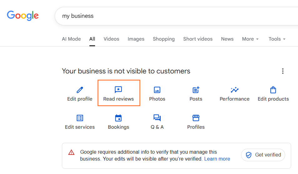 How do I respond to Google reviews? | SEO | Step 1
