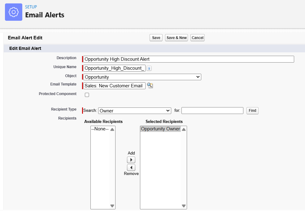How do I send an email alert from a flow? | Salesforce | Step 1.1