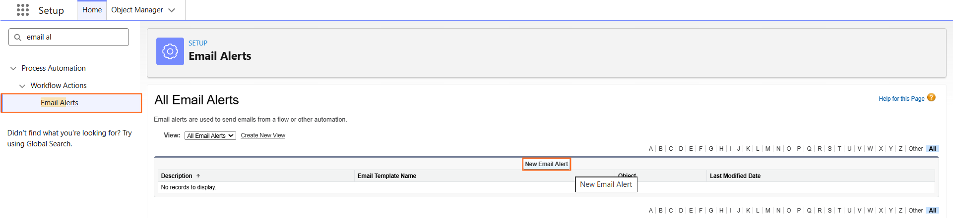 How do I send an email alert from a flow? | Salesforce | Step 1