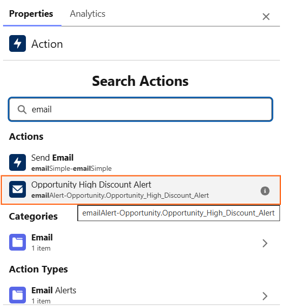 How do I send an email alert from a flow? | Salesforce | Step 2.1