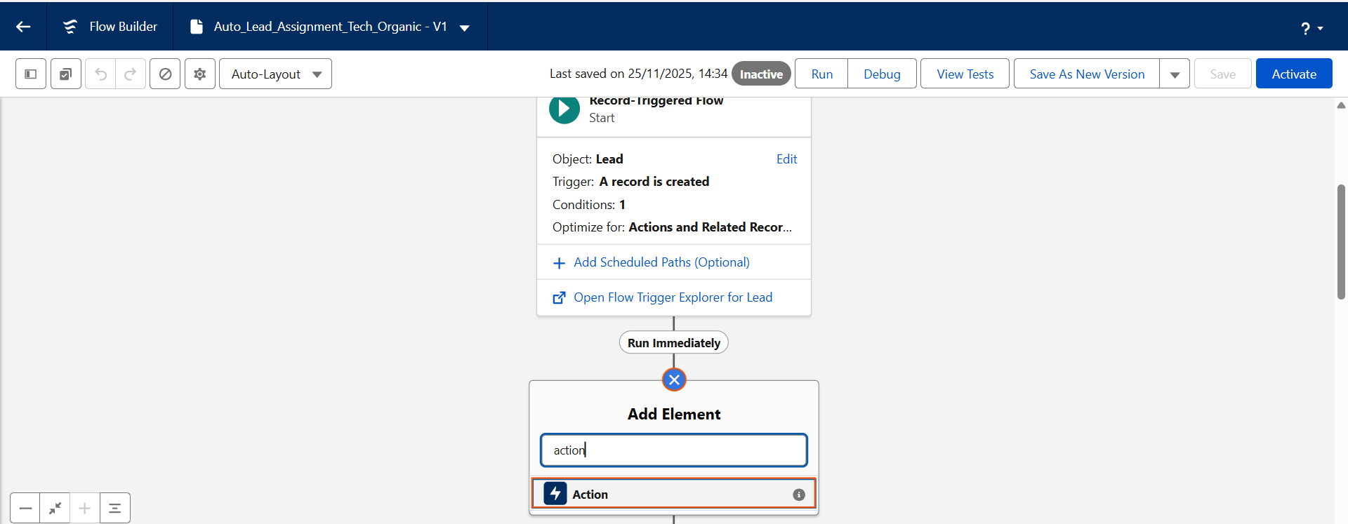 How do I send an email alert from a flow? | Salesforce | Step 2