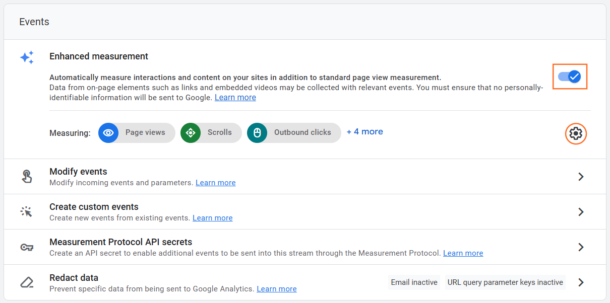 How do I set up contact form tracking? Step 2.1