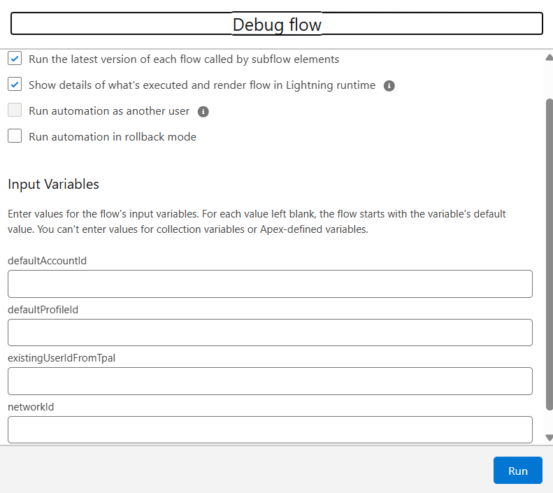 How do I test and debug a flow? | Salesforce | Step 2