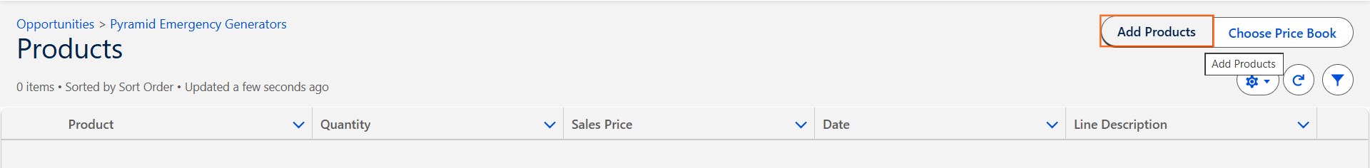 How do I track opportunity value by product? | Salesforce | Step 3.1