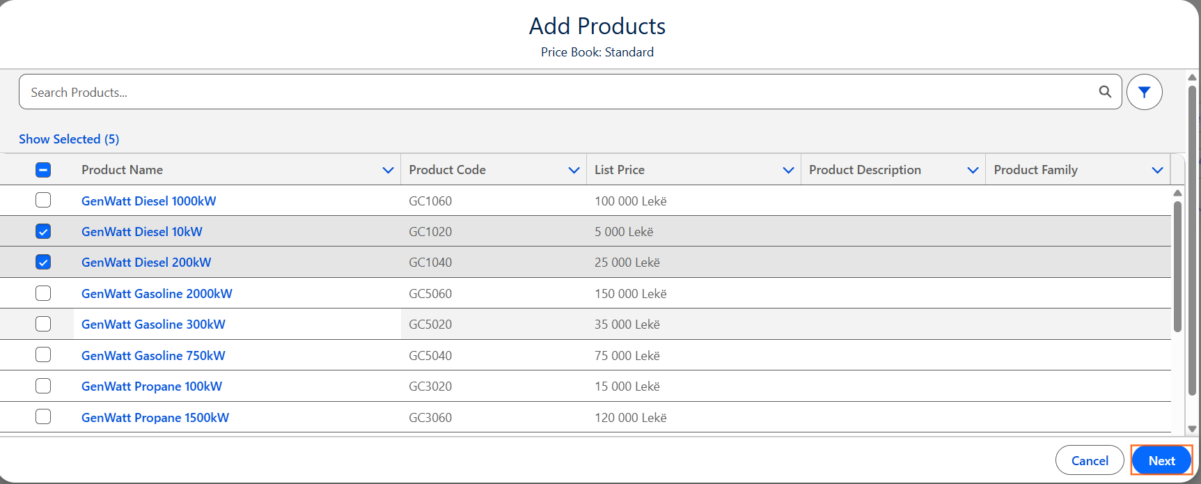 How do I track opportunity value by product? | Salesforce | Step 3.3