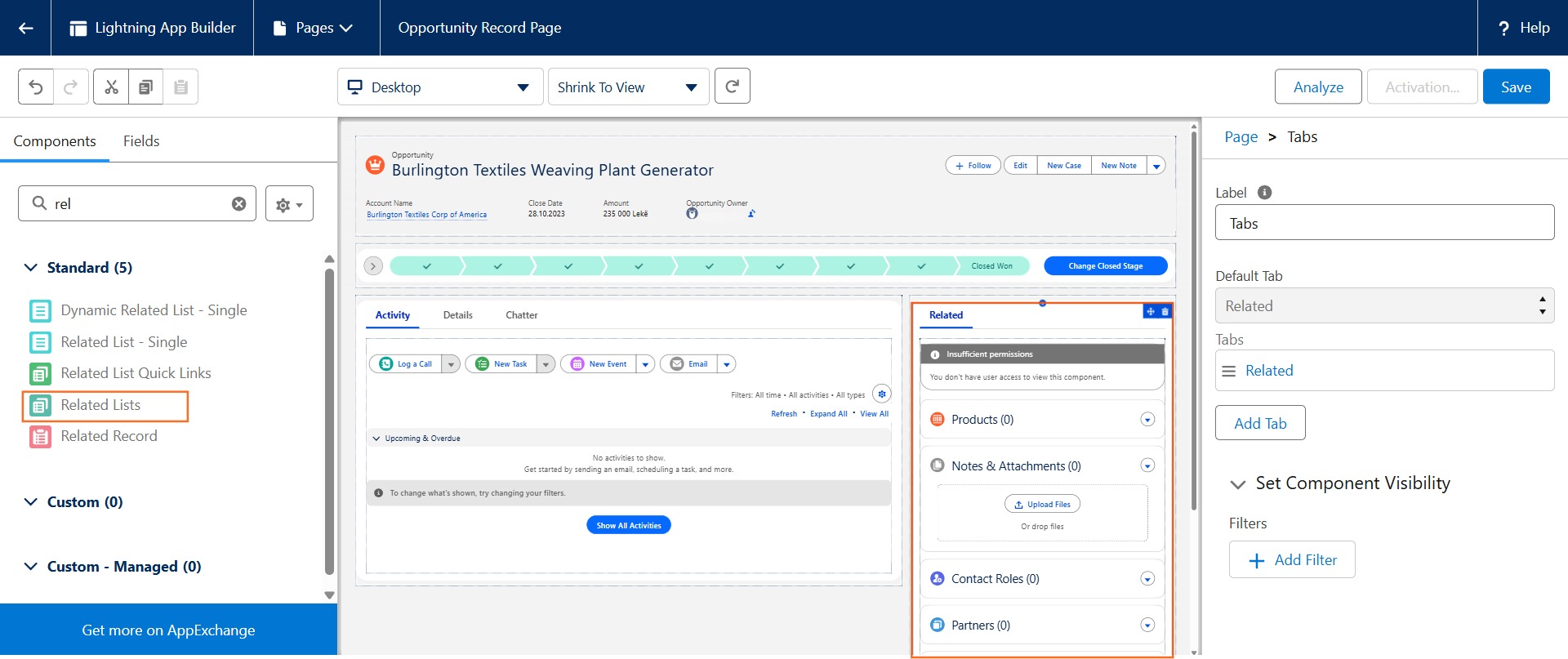 How do I track opportunity value by product? | Salesforce | Step 2