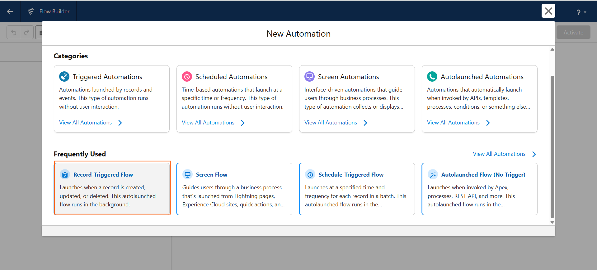 How do I trigger a flow when a record changes? | Salesforce | Step 1